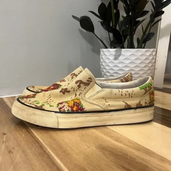 Free people patchwork shabby slip on shoes - Picture 3 of 7